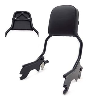 XHT(BC) MT-TGHD-SBB049-BK Holdfast Sissy Bar Backrest Upright Standard Black For '18-later FLDE FLHC FLHCS FLSL FXBB