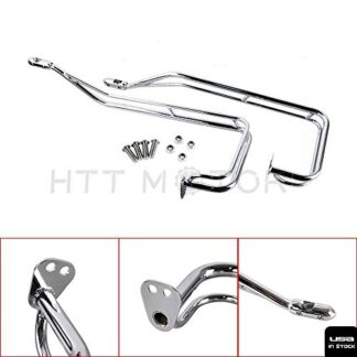 XHT(BC) MT-TGHD-SG06-CDChrome Saddlebag Twin Rail Guard Support Kit For 2009-2013 Harley Touring Models