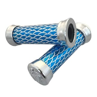 XHT(BC) MT-XH4036-22-BLUE 7/8" 22MM Motorcycle Hand Grip Handlebar Compatible with Suzuki GSXR 1000 1100 600 750 [P/N:XH4036-22-BLUE]