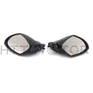 XHT(BC) MT-YAM-BOAT-M12-L+R-BK Rearview Mirrors SET For Yamaha WaveRunner VX110 2005-2009 Deluxe/Cruiser/Sport