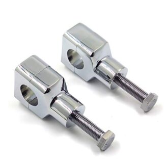 XHT(BC) MT030-008-1.25"-CD- 1.25" 31.25mm Chrome Motorcycle Handlebar Riser Compatible with Harley Sportster Softail [P/N: MT030-008-1.25"]