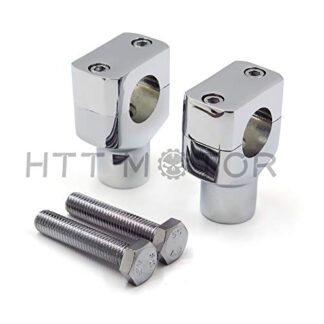XHT(BC) MT030-08-1"-CD 1" Chrome Motorcycle Handlebar Risers For Harley Davidson Sportster Softail US