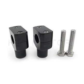 XHT(BC) MT030-08-22-BK Alu 7/8" 22mm Handlebar Handle Fat Bar Mount Clamp Riser For Dirt Bike Motocross