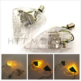 XHT(BC)-MT175A-CL Clear FOR Suzuki 06-07 GSXR600 750 05-06 GSXR1000 Turn Signal Lens Cover w/LED