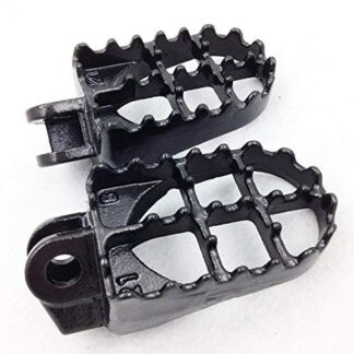 XHT(BC)-MT216-021-GRAY Gunmetal Black Foot Pegs For Suzuki RM125 250 RMX250 DR-Z Kawasaki KLX400R KX500