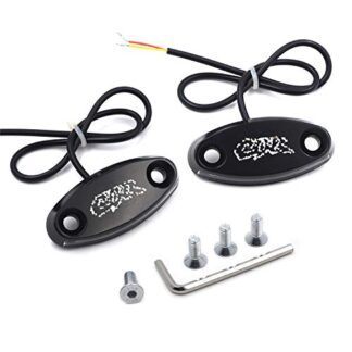 XHT(BC) MT222-008A-CBR-BK LED Mirror Block Off Base Plate For Cbr 600 F4 F4I 900 Rr 929 954 1000Rr [P/N: MT222-008A-CBR]