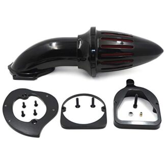 XHT(BC) MT225B-003-GBK Gloss Black Bullet Air Cleaner Intake Kit For Shadow Spirit Ace 750 98-13 [P/N: MT225B-003]
