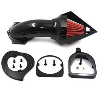 XHT(BC) MT225C-003-GBK Gloss Black Diamond Air Cleaner Intake Kit For Shadow Spirit Ace 750 98-13 [P/N: MT225C-003]