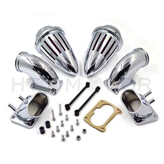 XHT(BC) MT236B-CD Bullet Dual Air Cleaner Kit Intake Filter For Suzuki Boulevard M109 All year Chrome