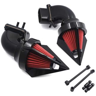 XHT(BC) MT236C-GBK Gloss Black Diamond Dual Air Cleaner Intake For Suzuki Boulevard M109 All Year [P/N: MT236C]