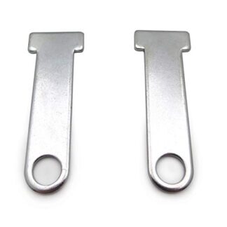 XHT(BC) MT367-CD 2x Universal Motorcycle Helmet Strap D-Ring Steel Lock Extensions Scooter Biker