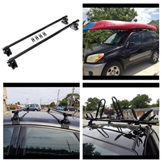 XHT(BC)-MT371-034-BK Complete Roof Rack System For Ford Mustang 1979-1993 Accord 2D 4D 1990-2007