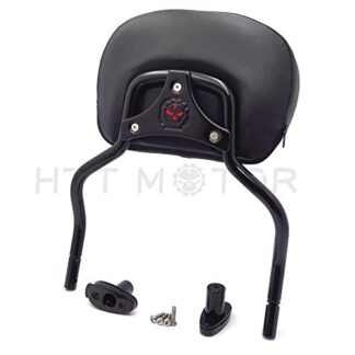 XHT(BC)-MT501-007+S-GBK2 Skull Detachable Sissy Bar Backrest Pad For Harley FLRT Freewheeler 2015-2017