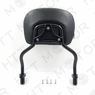 XHT(BC)-MT501-007+T-GBK1 Black Detachable Sissy Bar Pad & Backrest For Harley FLRT Freewheeler 2015-2017