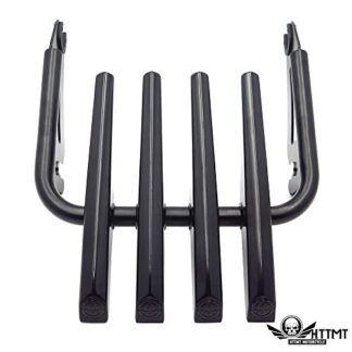 XHT(BC) MT502-003A-BK-A Gear Skull Detachable Stealth Luggage Rack For Harley Touring FLHR FLTR 2009-2018