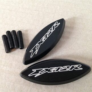 XHT(BC)- Mirror Block Off Base For 2000-2006 Kawasaki Ninja Zx-12R Zx12R Zx 12R Black