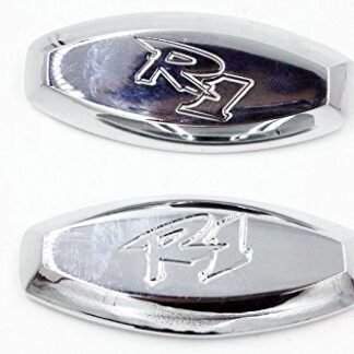 XHT(BC)-Mirror Block Off Base Plates For 1998 1999 Yamaha R1 Yzf-R1 Yzfr1 Chrome