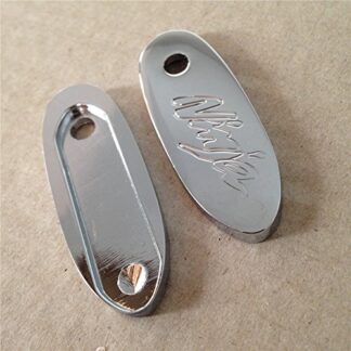 XHT(BC)- Mirror Block Off Base Plates For Kawasaki Ninja 500R 636 Zx6R Zx7 Zx9 10R Chrome