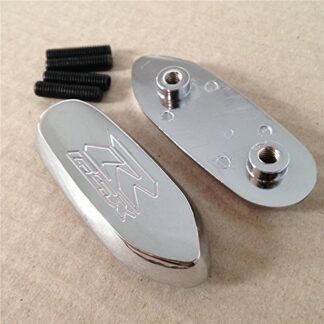XHT(BC)- Mirror Block Off Base Plates For Suzuki Gsxr 600 750 1000 Gsx-R 2006-2008 Chrome