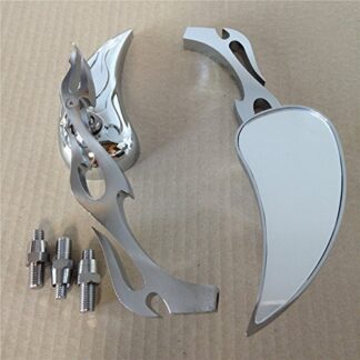 XHT(BC)- Motor Alloy Teardrop Flame Custom Mirror Suzuki Gsxr600 750 1000 1100 Hayabusa