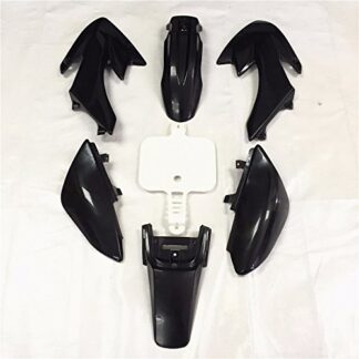 XHT(BC)- Motorctcly Black Plastic Fender Kit Body Work Fairing Kit For CRF XR XR50 CRF50 Clone 125CC Pit Dirt Bike
