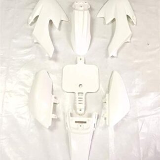 XHT(BC)- Motorctcly White Plastic Fender Kit Body Work Fairing Kit For CRF XR XR50 CRF50 Clone 125CC Pit Dirt Bike