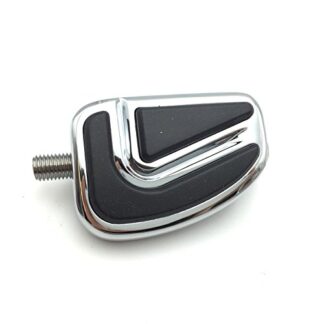 XHT(BC)- Motorcycle 1 PC Chrome AirFlow Groove Shifter Peg Foot Peg For Harley Davidson Wide Glide FXWG XLH Sportster XR 1000 Dyna Softail V-Rod CVO Fat Boy FLSTF Electra Glide CVO Street Glide