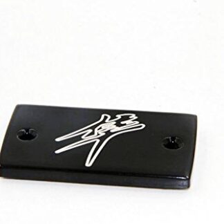 XHT(BC)- Motorcycle Black Brake Fluid Reservoir Cap Cover Logo Engraved For 1999-2012 Suzuki Hayabusa GSXR 1300