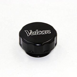 XHT(BC)- Motorcycle Black Brake Fluid Reservoir Cap Cover"Vulcan" Engraved For Kawasaki Vulcan 500 / Vulcan 750/ Vulcan 800 /Vulcan 900 / Vulcan 1500 / Vulcan 1600