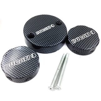 XHT(BC)- Motorcycle Black Fluid Reservoir Cap"DUCATI" Engraved For Ducati Monster/SportClassic/Superbike/SuperSport
