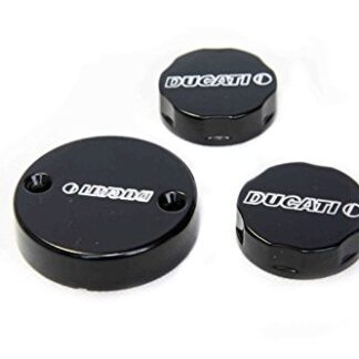 XHT(BC)- Motorcycle Black Fluid Reservoir Cap"DUCATI" Engraved For Ducati Monster/SportClassic/Superbike/SuperSport