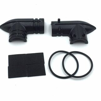 XHT(BC)- Motorcycle Black Fuel Line Fitting Cover For Harley Davidson Fuel Injected Electra Glides Road Glides Road Kings Street Glides Trikes Softail Dynas Sportsters