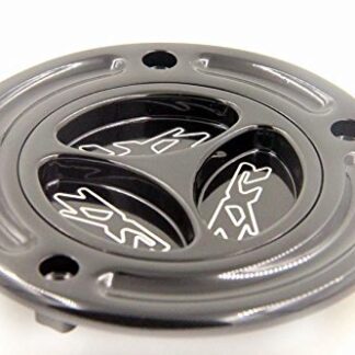XHT(BC)- Motorcycle Black Keyless Gas Cap Twist Off Aluminum Racing Fuel Tank Cap For Kawasaki ZX-14R/ ZZR1200 /ZRX1200R /Z1000 /ZX-10R /ZX-9R /ZX-6RR /ZX-6R