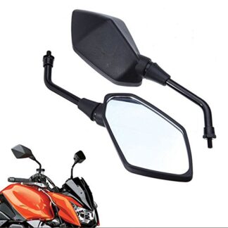 XHT(BC)- Motorcycle Black Left and Right Rearview Mirrors For Kawasaki Z1000 Z750 Versys KLE 650 ZRX1100 ZRX1200 ER6B / ER-6N Zephyr 1100/750 KLE400 KLE500 Versys 1000