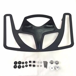 XHT(BC)- Motorcycle Black Luggage Rack Cargo Travel Rack Trunk Rack Mount Straight Style For Goldwing GL1800 Models 2001-2014 (Except F6B)