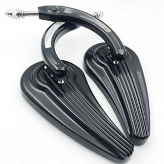 XHT(BC)- Motorcycle Black Raindrop Side Racing Mirrors For 1982-2016 Harley Davidson Street 500 750 Low Rider SuperLow Iron 883 1200 Custom Roadster XL883R XL1200V FLS FLSTF