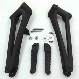 XHT(BC)- Motorcycle Black Rear Footrest Foot Pegs Brackets For 2009 2010 2011 Yamaha YZF-R1