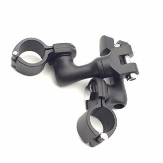 XHT(BC)- Motorcycle Black Short Angled Adjustable Highway Peg Mounting Kit For any Bike Equipped with 1-1/2 inch (1.5") Front Engine Guard Frame Tube Yamaha V-STAR Roadstar Suzuki Boulevard