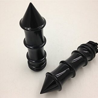 XHT(BC)- Motorcycle Black Skeleton Spike 1" 25mm Hand Grips For Harley Davidson Road King/XL Sporster/Spirit 750