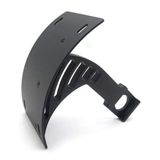 XHT(BC)- Motorcycle Black Vertical Curved Mount License Plate Bracket Tag Holder For 1998-2002 Yamaha YZF-R6S/ 1998-2003 Yamaha YZF-R1