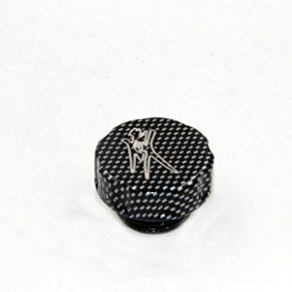 XHT(BC)- Motorcycle Carbon Fiber Brake Fluid Reservoir Cap Logo Engraved For 1999-2012 Suzuki Hayabusa GSXR 1300