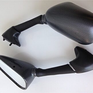 XHT(BC)- Motorcycle Carbon Fiber OEM Aftermarket Racing Mirrors Fit For 2000-2001 YZF-RZ1 /1998-2002 Yamaha Yzf-R6 YZF-R1 /2003-2005 Yamaha YZF-R6/ 2006-2009 YZF-R6S