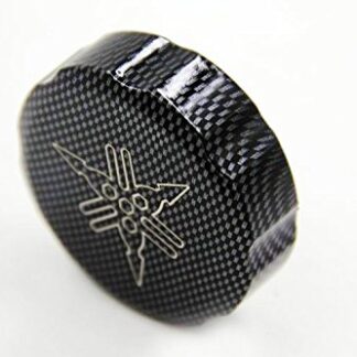 XHT(BC)- Motorcycle Carbon Front Master Cylinder Fluid Reservoir Cap Cover"*" Engraved For Yamaha 1998-2014 YZF R1/2006-2012 YZF R6S/1995-2009 YZF 600R/2006-2015 Yamaha FJR1300A