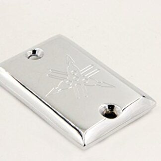 XHT(BC)- Motorcycle Chrome Brake Fluid Reservoir Cap Cover"*" Engraved For Yamaha Virago 535/ Virago 700/ Virago 750/ Virago 1000/ Virago 1100