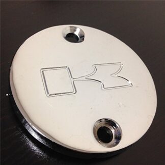 XHT(BC)- Motorcycle Chrome Brake Fluid Reservoir Cap Cover"K" Engraved For Kawasaki Vulcan 800 2001-2006 /Kawasaki Vulcan 1500 1987-2008