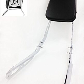XHT(BC)- Motorcycle Chrome Flame Backrest Sissy Bar with Leather Pad For 2003-2009 VTX 1300N 1300R 1300S /2008-2009 VTX 1300T/2003-2009 VTX 1800N 1800R 1800S/2007-2008 VTX 1800T