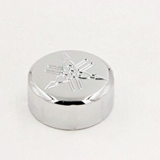 XHT(BC)- Motorcycle Chrome Fluid Reservoir Cap Cover"*" Engraved For 2001-2002 Yamaha YZF-R6/2006-2008 Yamaha YZF-R6/2000-2003 Yamaha YZF-R1 (For Yamaha with 35mm Inner Diameter Round Reservoir)