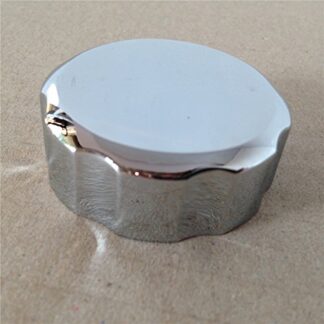 XHT(BC)- Motorcycle Chrome Fluid Reservoir Cap Plain Surface For Yamaha YZF R6 1999-2000 & 2003-2005/ YZF R6S 2006-2008/ YZF R1 2004-2008