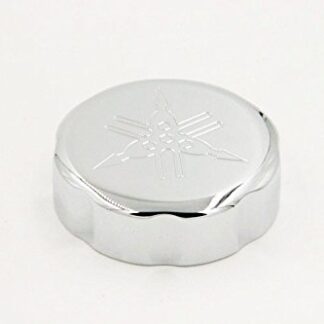 XHT(BC)- Motorcycle Chrome Front Master Cylinder Fluid Reservoir Cap Cover"*" Engraved For Yamaha 1998-2014 YZF R1/2006-2012 YZF R6S/1995-2009 YZF 600R/2006-2015 Yamaha FJR1300A