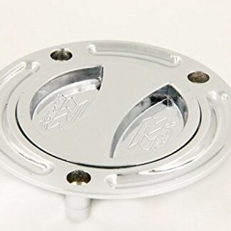 XHT(BC)- Motorcycle Chrome Keyless Gas Cap Twist Off Fuel Tank Cap For 2004-2009 Suzuki GSXR 600/2004-2009 Suzuki GSXR 750/2003-2010 Suzuki GSXR 1000